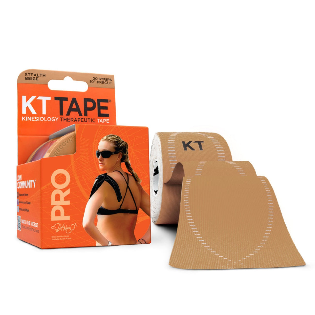 ケーティテープ(KT TAPE) キネシオロジーテープ(伸縮性 はく離紙付) KTPR150 HPPRO150 JUMBO ヒーローピンクプ